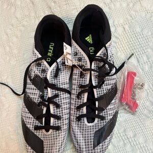 Adidas Sprintstar Track Shoes - Black and White